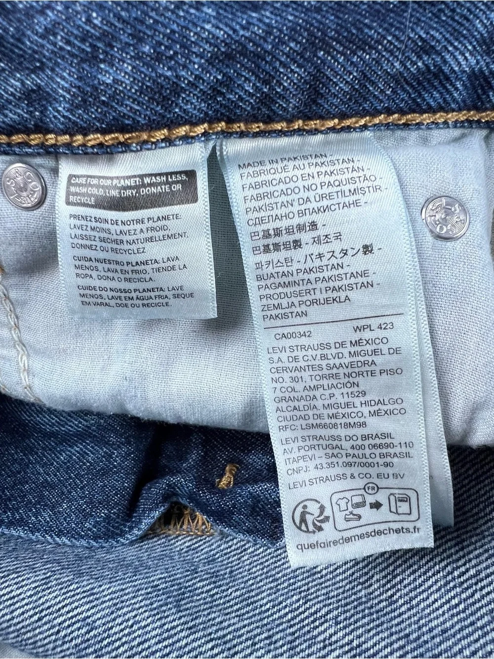 Levis Cinch Barrel Jeans Women's Size 28 Blue Denim Baggy Dark Wash Boho